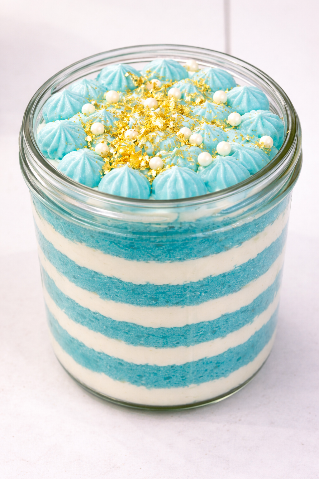 Tiffany Bleu Jar Cake (4 Jars per order)