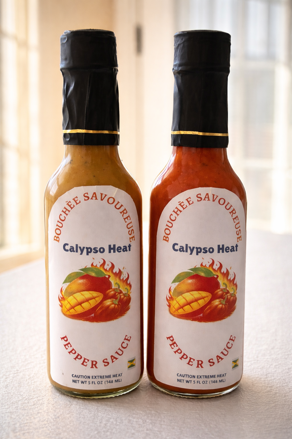 Calypso Heat Pepper Sauce – Extra Hot. Size: 5 fl oz
