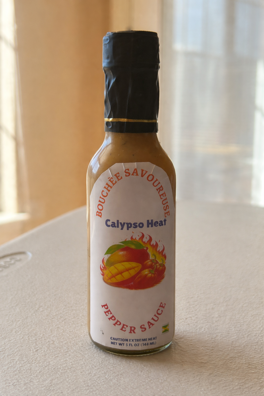 Calypso Heat Pepper Sauce – Extra Hot. Size: 5 fl oz