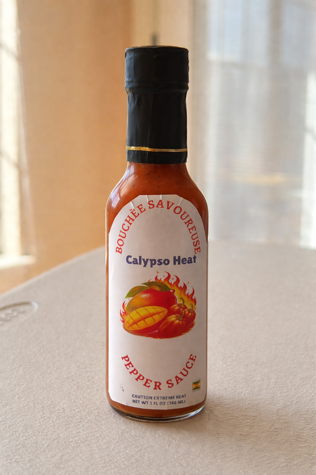 Calypso Heat Pepper Sauce – Extra Hot. Size: 5 fl oz