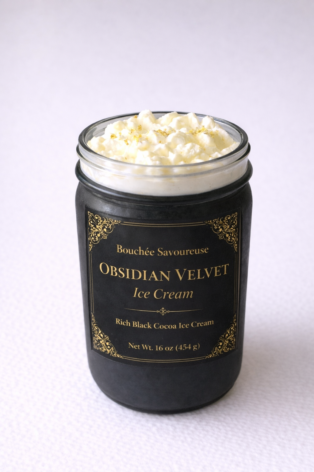 Obsidian Velvet Ice Cream (Signature Blend)