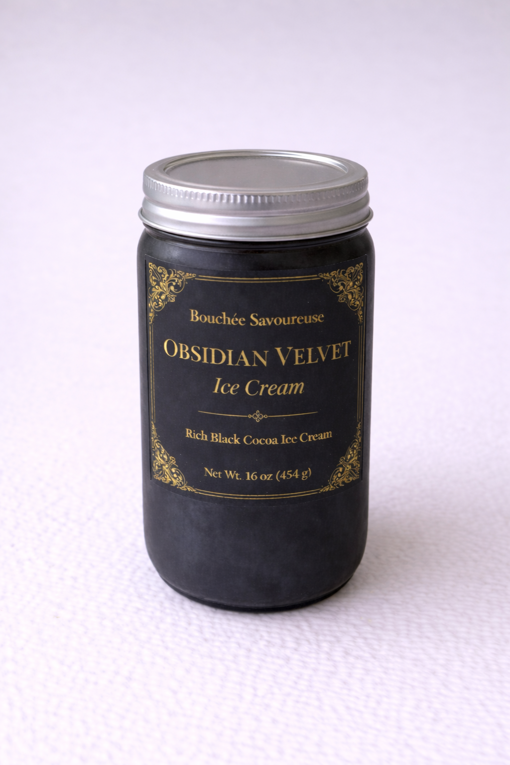 Obsidian Velvet Ice Cream (Signature Blend)