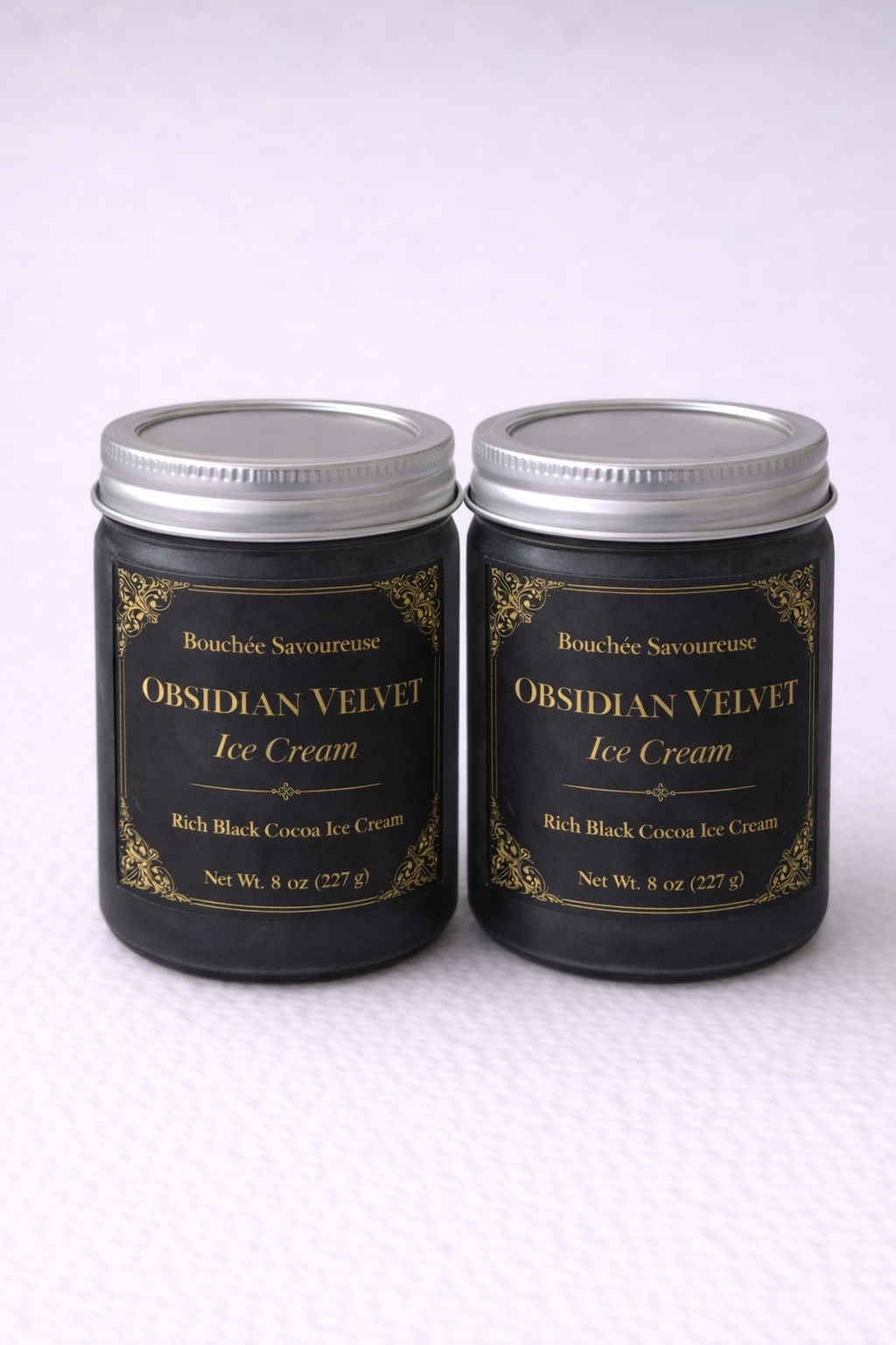 Obsidian Velvet Ice Cream (Signature Blend)