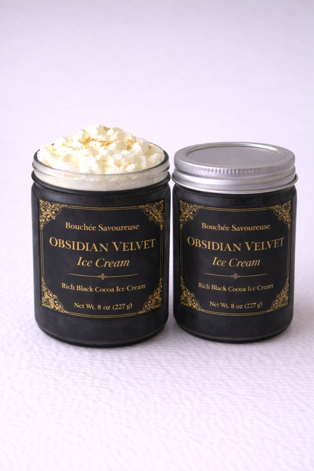Obsidian Velvet Ice Cream (Signature Blend)