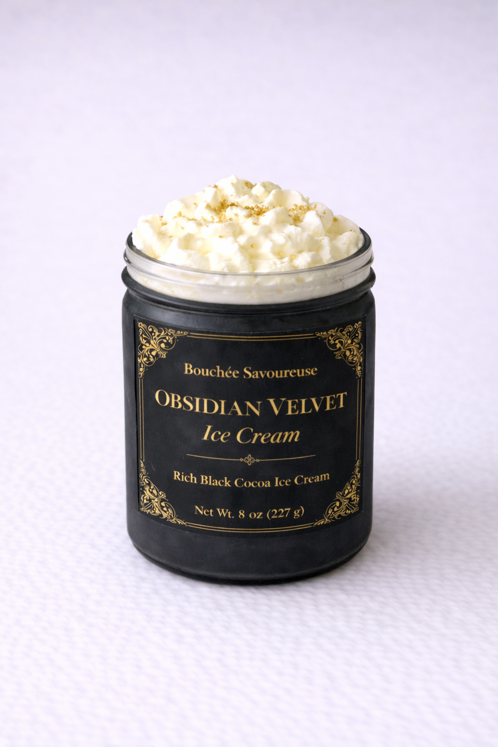 Obsidian Velvet Ice Cream (Signature Blend)